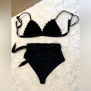 High waist bikini set
